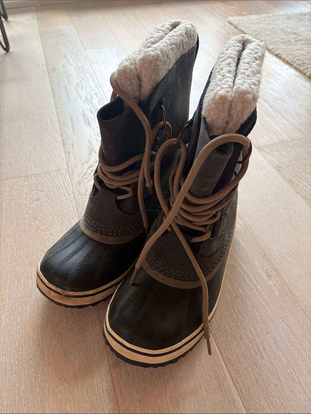 Sorel 1964 Pac 2 Waterproof Winter Boots Women's 8 Tusk/Black